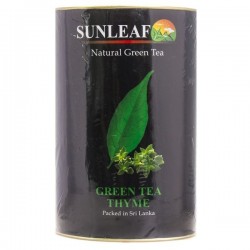 Чай зеленый, Sunleaf (Санлиф) 75 г 1 шт с чабрецом жестяная банка